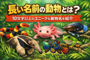 長い名前の動物とは？10文字以上のユニークな動物名を紹介